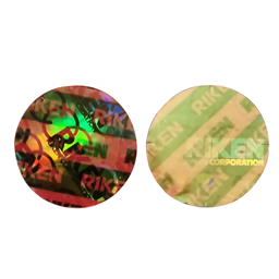 Поляризованная этикетка для защиты от подделок Этикетка с защитным бронзированием с лазерным блеском