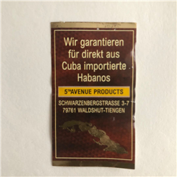 Специальная флуоресцентная этикетка Индивидуальная этикетка для сигарет, этикетка для защиты от подделки товарного знака